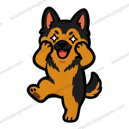 German Shepherd Dog dog meme sticker preview