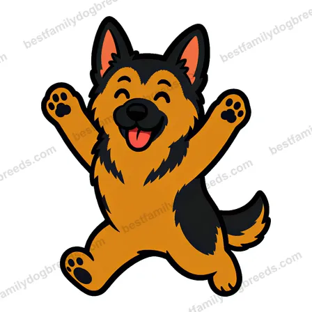 German Shepherd Dog dog meme sticker preview