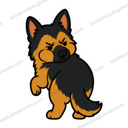German Shepherd Dog dog meme sticker preview