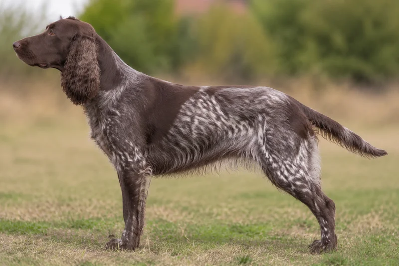 German Spaniel — Brown roan coat