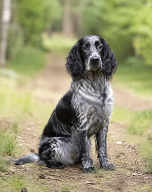 German Spaniel — sitting
