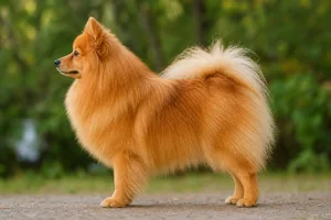 German Spitz — Orange coat