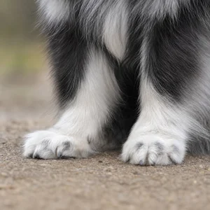 German Spitz — paws