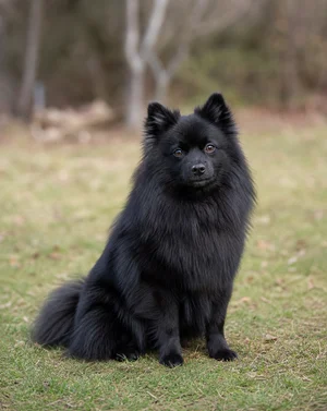 German Spitz — sitting