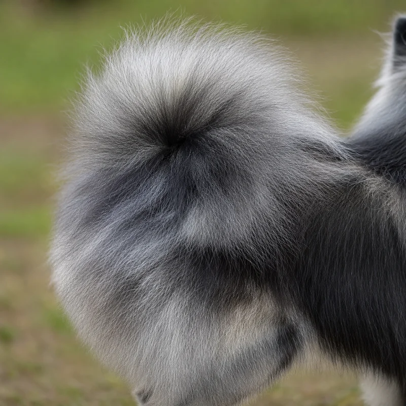 German Spitz — tail