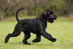 Giant Schnauzer — running