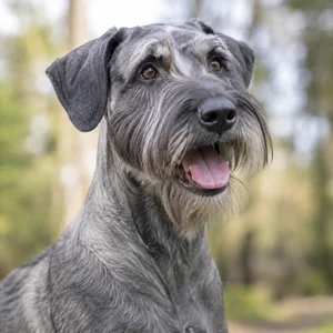Giant Schnauzer — happy
