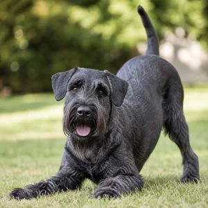 Giant Schnauzer — playful