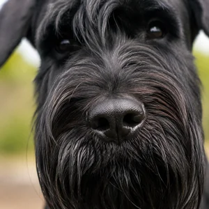 Giant Schnauzer — nose
