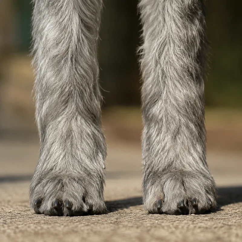 Giant Schnauzer — paws