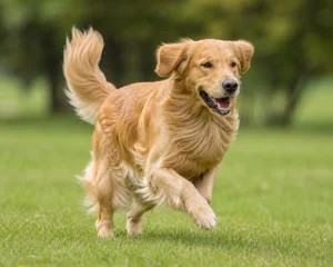 Golden Retriever — running