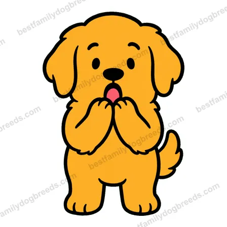 Golden Retriever surprised dog meme sticker