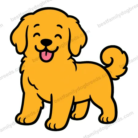 Golden Retriever smiling dog meme sticker