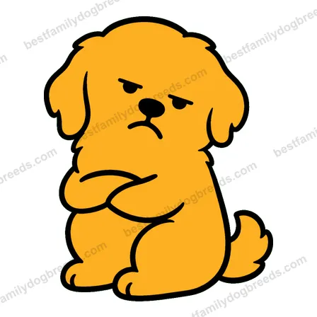 Golden Retriever sad dog meme sticker