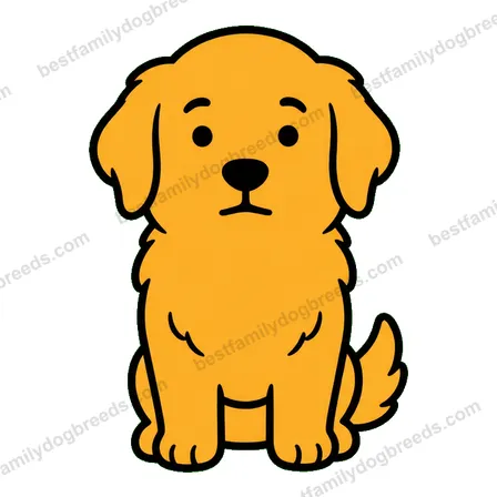 Golden Retriever dog staring meme sticker