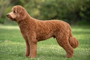 Goldendoodle — Red coat