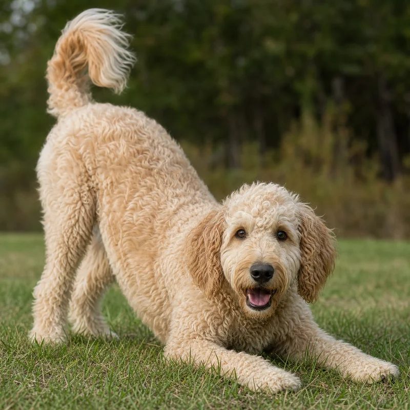 Goldendoodle — playful