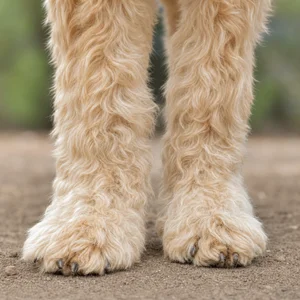Goldendoodle — paws
