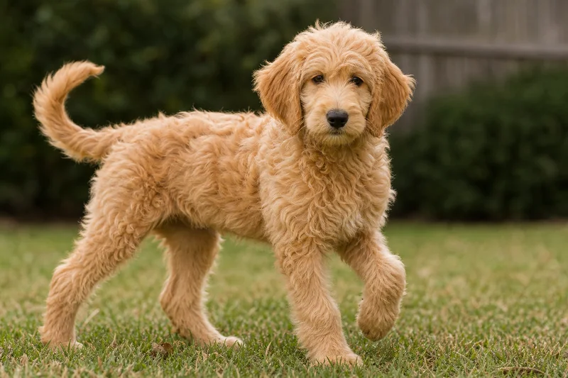 Goldendoodle — puppy (~4 mo)