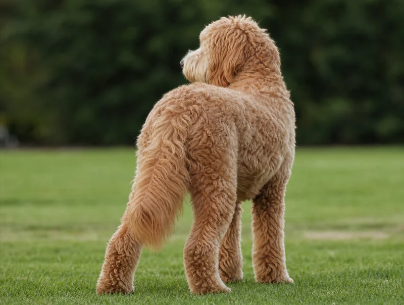Goldendoodle — rear