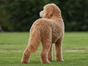 Goldendoodle — rear