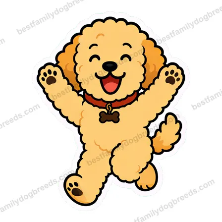 Goldendoodle dog meme sticker preview