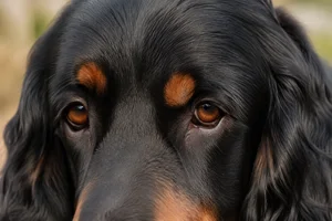 Gordon Setter — eyes