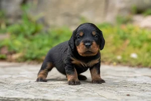 Gordon Setter — young puppy (~1 mo)