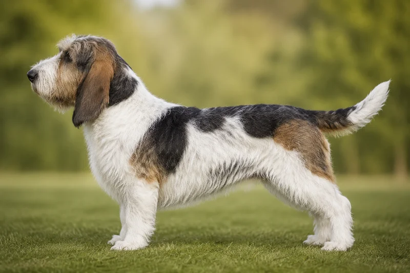 Grand Basset Griffon Vendéen — Tricolor coat