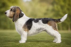 Grand Basset Griffon Vendéen — Tricolor coat