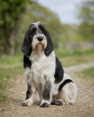 Grand Basset Griffon Vendéen — sitting