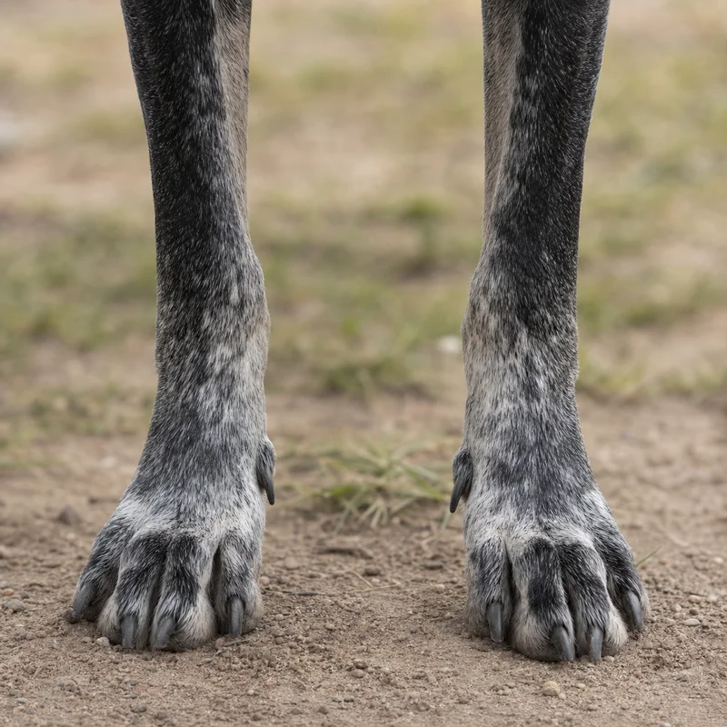 Grand Bleu de Gascogne — paws