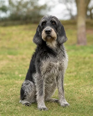 Grand Griffon Vendéen — sitting
