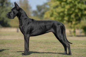 Great Dane — black coat