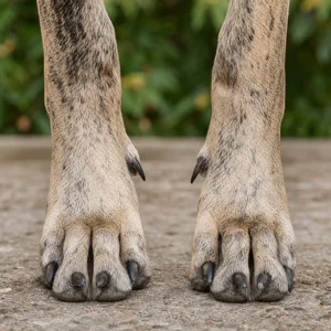 Great Dane — paws