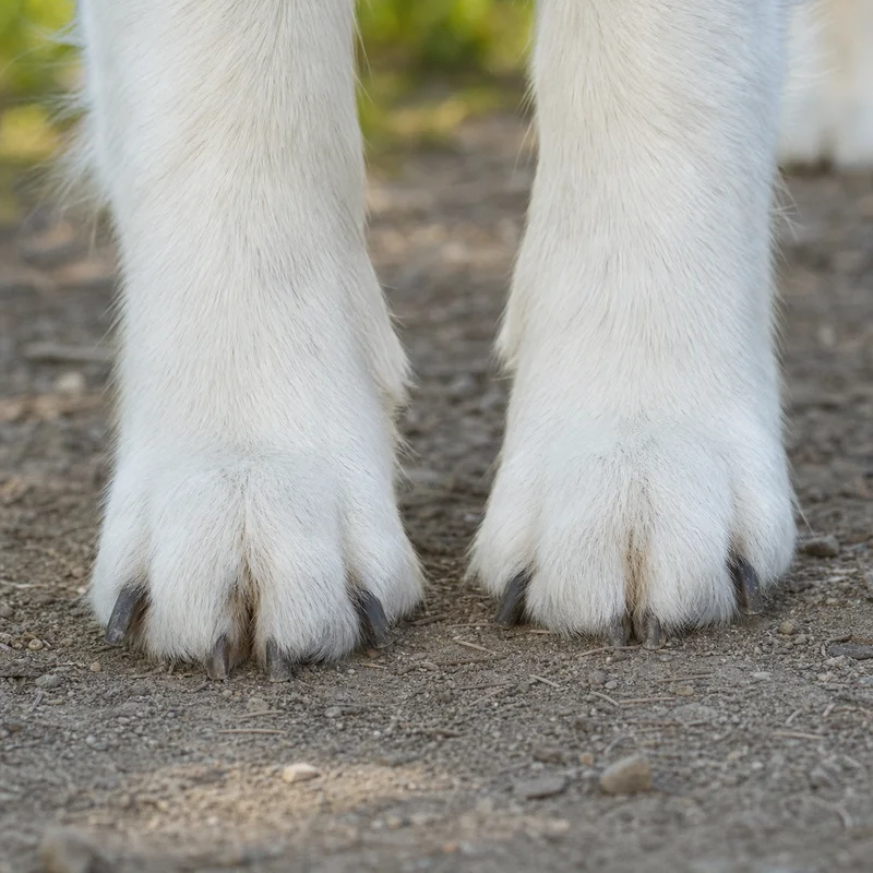Great Pyrenees — paws