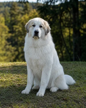 Great Pyrenees — sitting