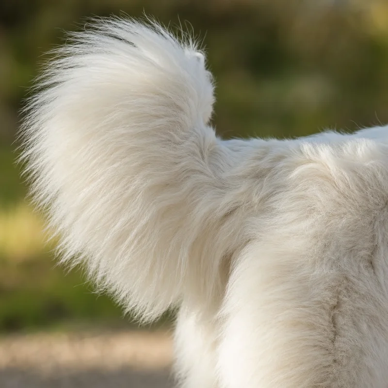 Great Pyrenees — tail