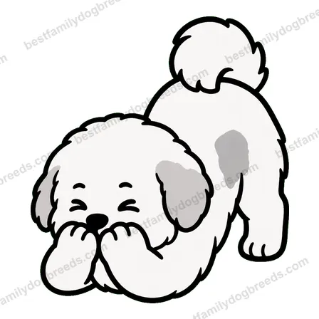 Great Pyrenees cute dog meme sticker