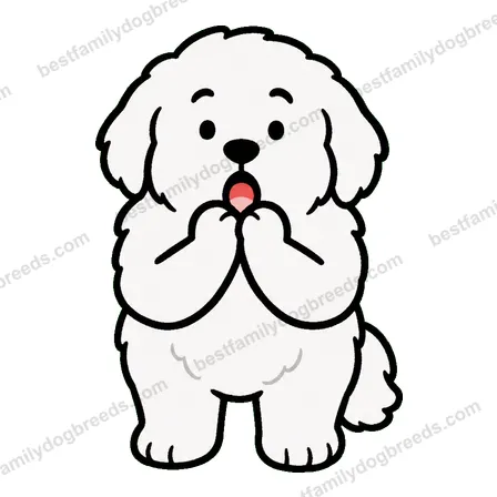 Great Pyrenees surprised dog meme sticker
