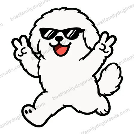 Great Pyrenees cool dog meme sticker
