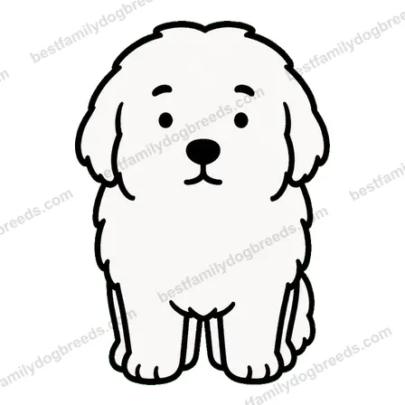 Great Pyrenees dog staring meme sticker preview