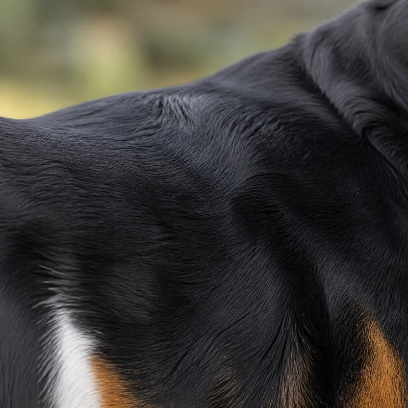 Greater Swiss Mountain Dog — coat texture