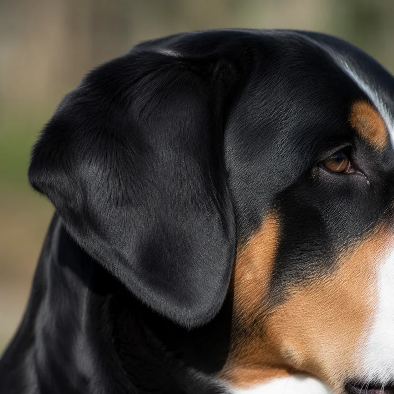 Greater Swiss Mountain Dog — ears
