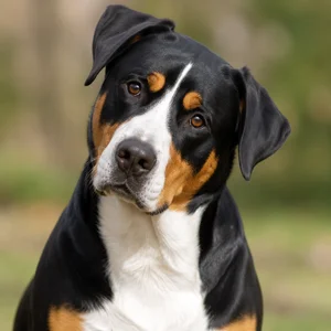 Greater Swiss Mountain Dog — alert