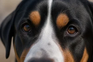 Greater Swiss Mountain Dog — eyes