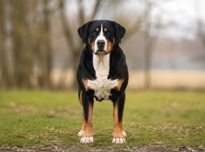 Greater Swiss Mountain Dog — front