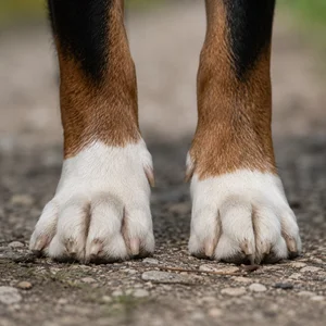 Greater Swiss Mountain Dog — paws