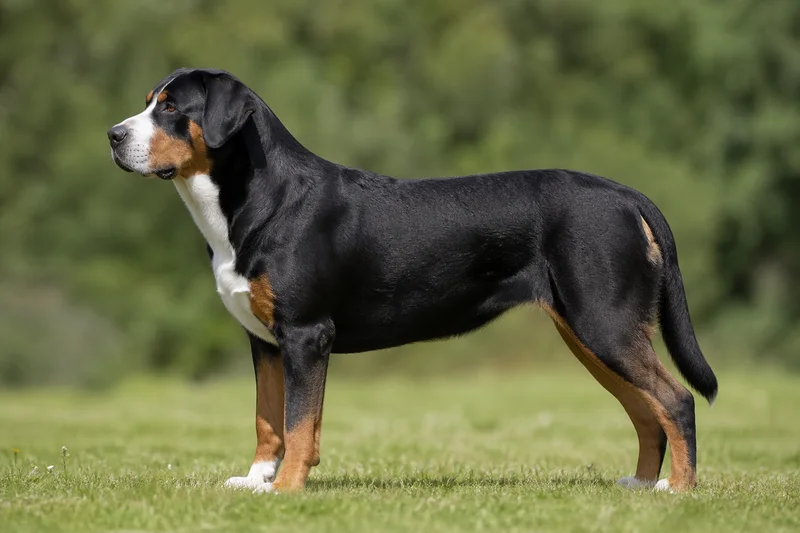Greater Swiss Mountain Dog — side