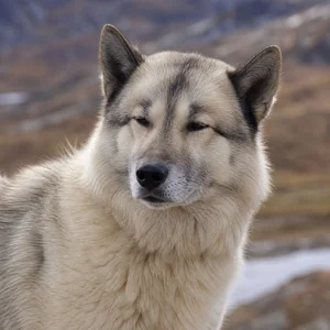 Greenland Dog — relaxed